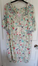 Matthew Williamson X H &M Size 16  Tropical Bird Print Dress. Cotton.Lined.BNWT