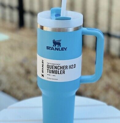 STANLEY THE QUENCHER H2.0 FLOWSTATE TUMBLER | 40 OZ POOL BLUE