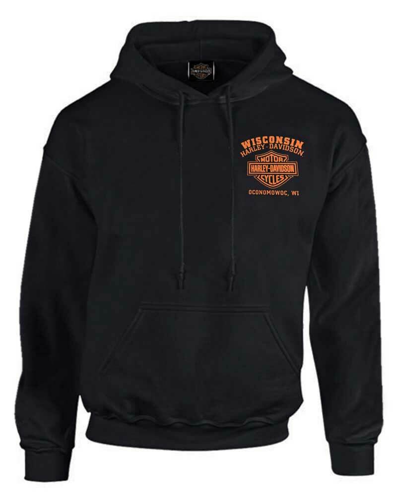 Harley-Davidson Men's Custom Freedom Fleece Pullover Hoodie
