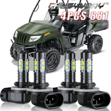 For Arctic Cat Prowler 650 HDX 500 700 -4PC HI/Lo Beam Headlight Light Bulbs