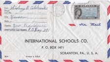 Bahamas - 1954 Queen Elizabeth II Definitives (Transportation) Air Mail Cover