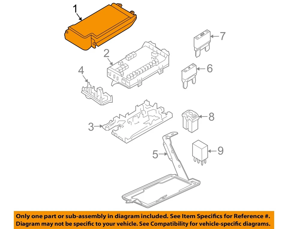Used Fuse Box Engine fits: 2003 Lincoln & TOWN CAR Grade A - Image 3 of 4