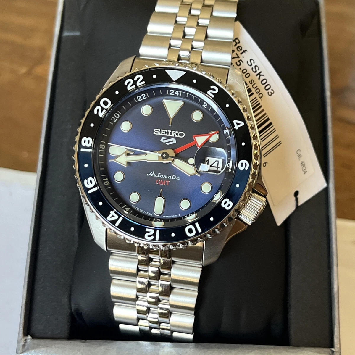 SEIKO 5 SKX SPORT Automatic GMT Stainless Steel Men's Watch