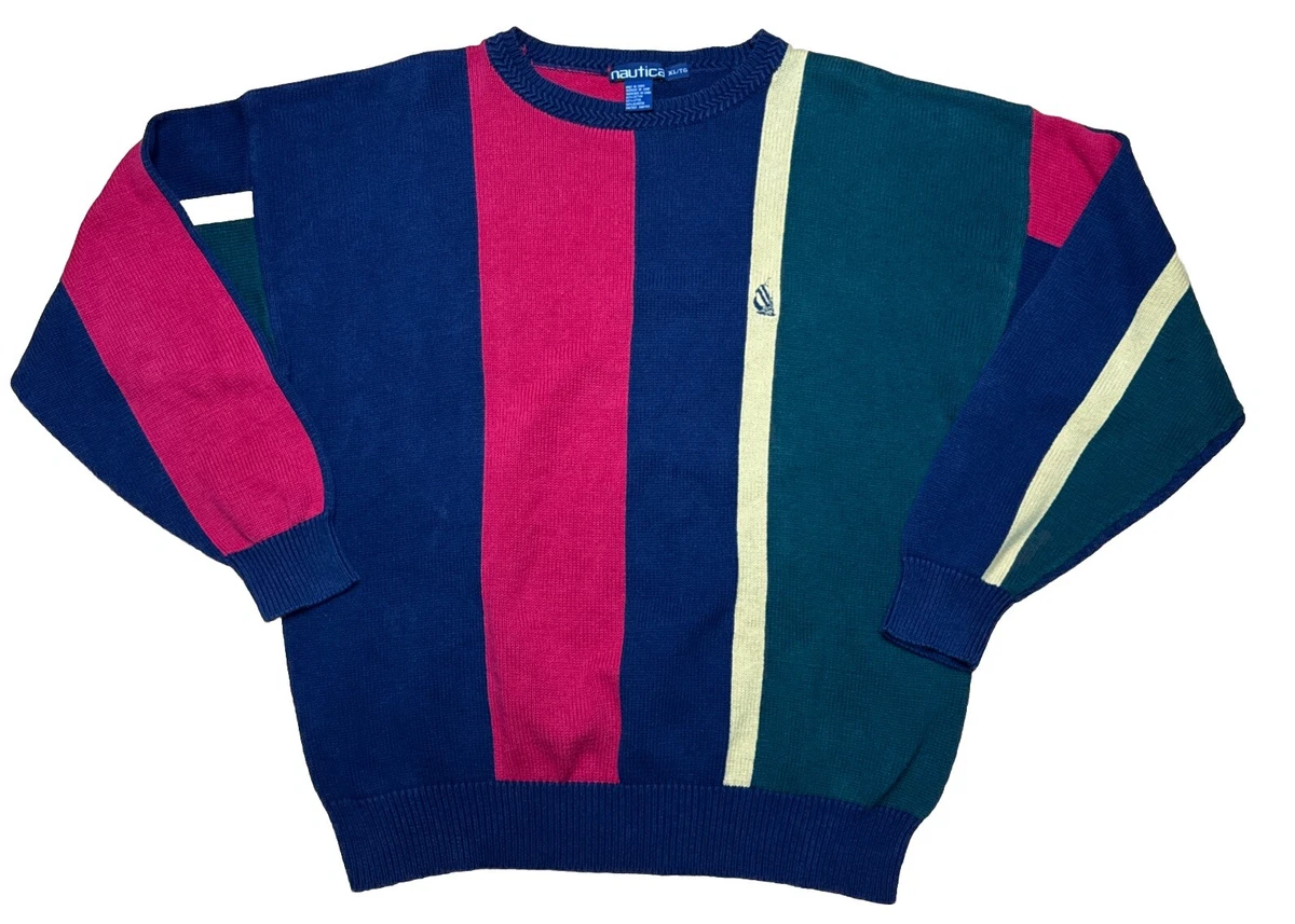 Nautica 100% Cotton 90s Crewneck Sweaters for Men for sale | eBay