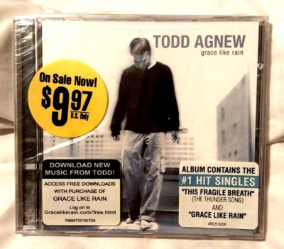 Grace Like Rain by Todd Agnew 2003, CD - Christian Rock Pop Music - New!