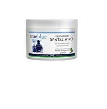 TRUE BLUE Fast Fresh Dental Swipes for Dogs 50ct