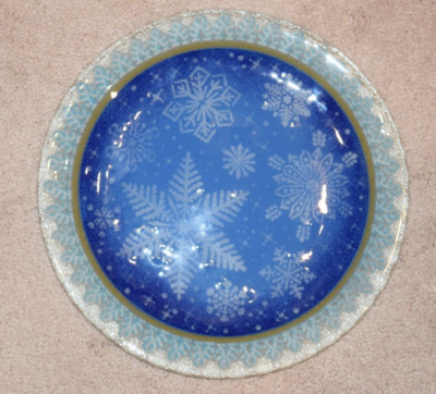 NEW! - Retired, PEGGY KARR  Large 11'' Blue Snowflakes, Winter, Christmas