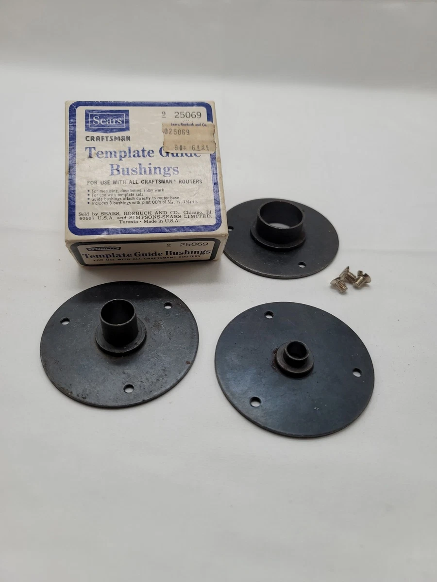 Router Template Guide Bushings