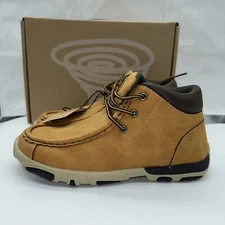 Twister Western Boots Boys Youth Sz 1 Tan 446004008 NIB