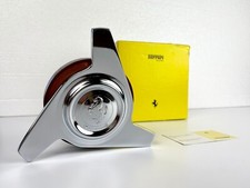 Gallettone Ferrari Briefbeschwerer auf Lederbasis Schedoni Modena 1980 Vintag...