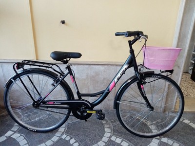 BICICLETTA 26 OLANDA GLORIA COLORE NERO-FUXIA CON CESTINO - CICLI MASCIAGHI  | eBay