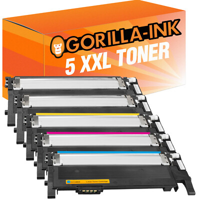 5 Toner XXL für Samsung SL-C 460 W Xpress C 410 W C 460 FW C 460 W C 467 W