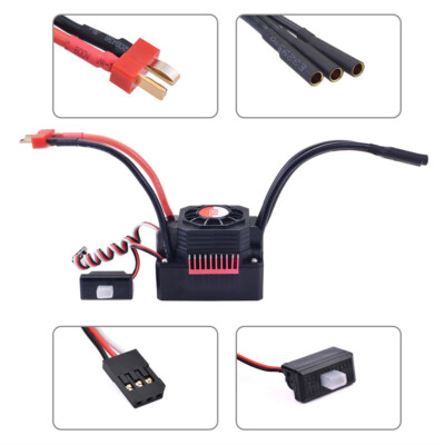 KingVal Waterproof Brushless 45A ESC Electronic Speed Controller for 1/10 RC Car