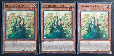 Spielset 3X: GÖTTIN DER ZWEI SEITEN auf Italienisch SUDA-IT029 Gemeinde YUGIOH