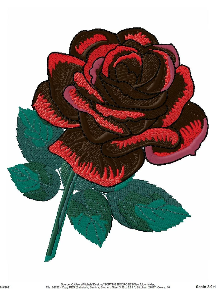 COLLECTION 2000+ ALL ROSES Embroidery Machine Designs Patterns PES JEF HUS USB