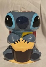 BNWOT NEW ZAK DESIGNS DISNEY STITCH FIGURAL 3D SCULPTED CERAMIC MUG BONGO DRUM