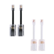 A 2Pcs 7cm Telephone Cord Detangler 360  Rotating Anti-tangle Cable Untangler