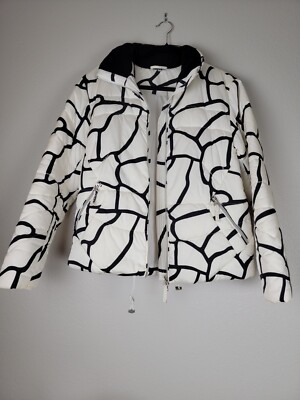Women's Sz 38 EU / 6 US Cobblestone Puffer Jacket Imperfect Stained