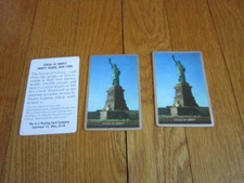 Statue of Liberty NY Single Swap + Description Playing Card U.S. Co Jokers 