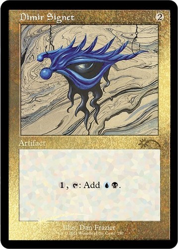 MTG SECRET LAIR DAN FRAZIER IS BACK: THE ENEMY SIGNETS SEALED NON