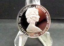PROOF 1973 25 CENT BRITISH VIRGIN ISLANDS COIN(70724)
