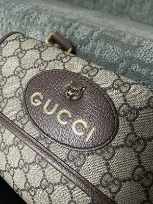 Gucci GG Supreme Neo Vintage Small Messenger Bag | eBay