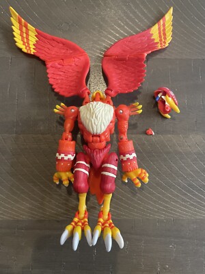 Digimon Birdramon Garudamon Digivolving Figure Vintage Bandai 1999 FOR PARTS