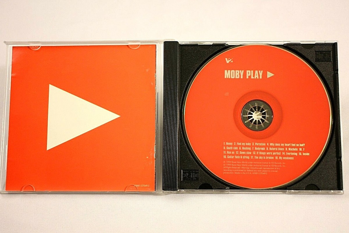 Moby Play CD 1999 Rave New World V2 Records Trance