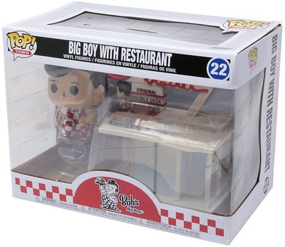 Pop Ad Icons Big Boy With Restaurant 3.75 Inch Figure - Bob's Big Boys #22