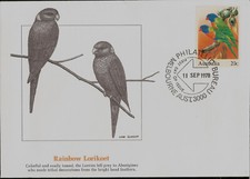 Australia Birds Parrots Rainbow Lorikeet  First Day Cover FDC 1978