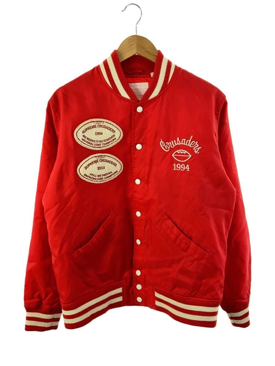 Supreme Stadium Jacket Crusaders Nylon Varsity M Red Used | eBay