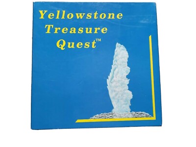 Vintage 1988 Yellowstone Treasure Quest Family Or Party Board Game 