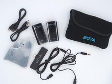 Boya 2.4GHz Dual-channel Wireless Microphone System BY-XM6-S4 IOS Devices