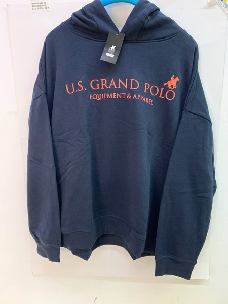 Esmara Damen Kapuzenpullover Granat Blau Gr. L 44/46 (Neu)-image