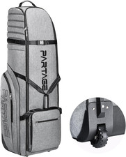 Golf Travel Bag with Wheels, Golf Travel Case for Airlines, 900D Heavy Duty Oxfo