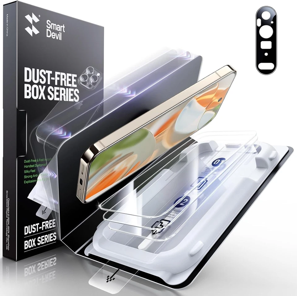 3 + 1 包屏幕保护膜 适用于谷歌 Pixel 9 Pro XL 带相机镜头保护... — 第 2/4 张图片