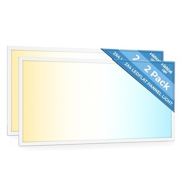 LED ENERGY PLUS 2x4 LED Flat Panel Light 30-72W 5CCT Dimmable 120-277V