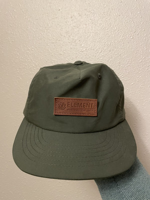 ELEMENT Wind Water Fire Earth Crown Sample Hat Snap Back Green (See Description)