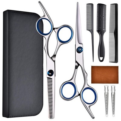 YUQGAOP Hair Cutting Scissors Set, Professional Stainless Cutting Hair Scisso...