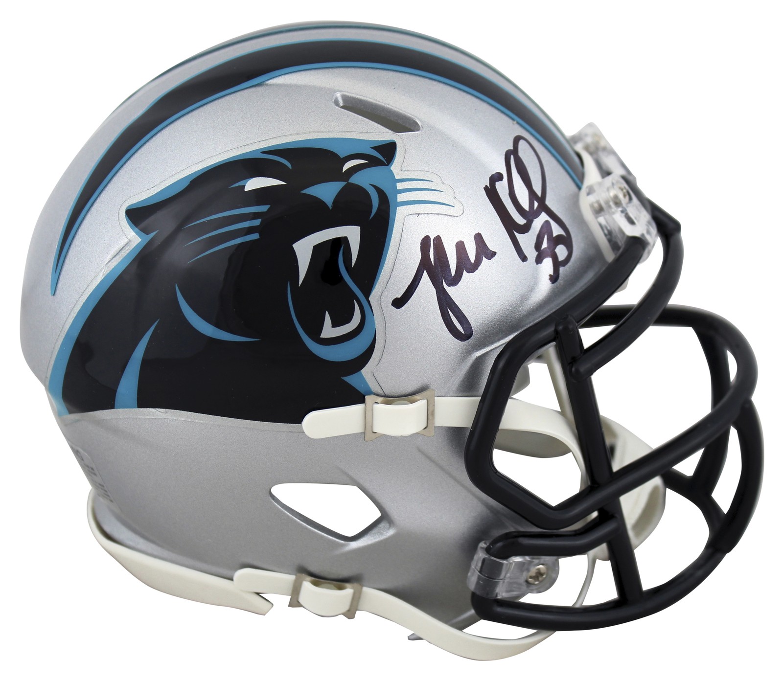 Luke Kuechly Autographed Signed Carolina Panthers Panthers Authentic Speed Mini Helmet BAS Witnessed 