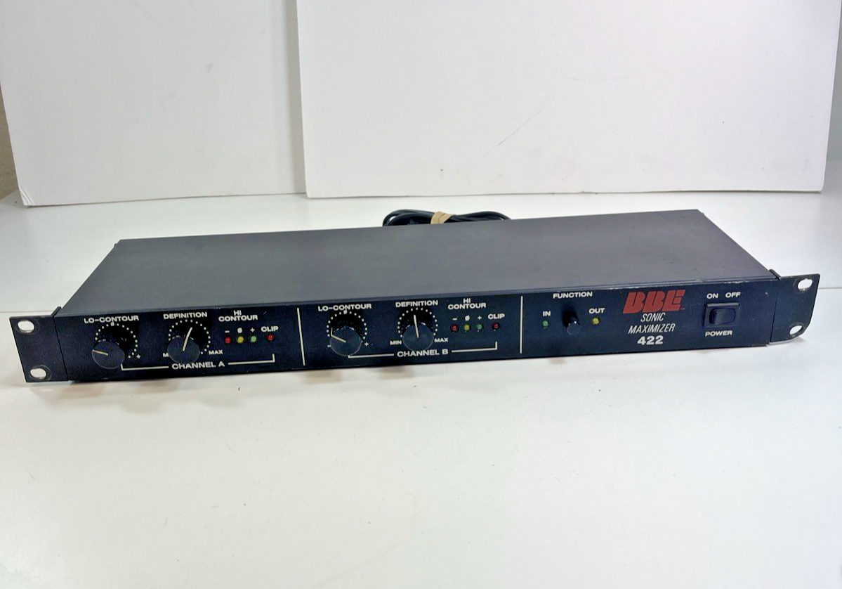 BBE 422 Sonic Maximizer Dual Channel Audio Processor | eBay