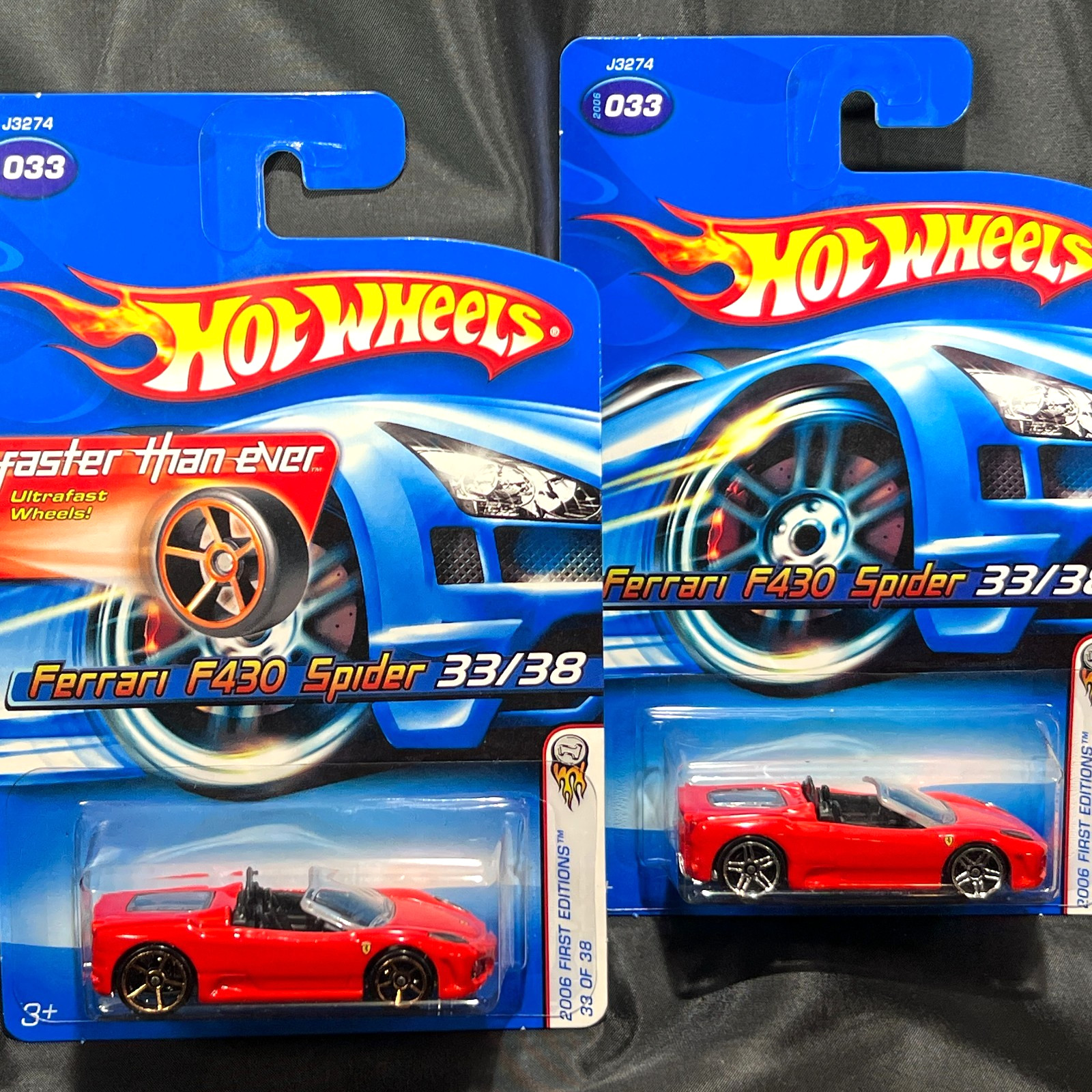 Hot Wheels 2006 First Editions Faster Than Ever FTE Ferrari F430 Spider Diecast