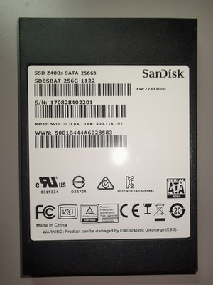 Samsung 850 Pro, EVO 860,  Micron, Kingston, SanDisk 240gb - 256gb Sata SSD