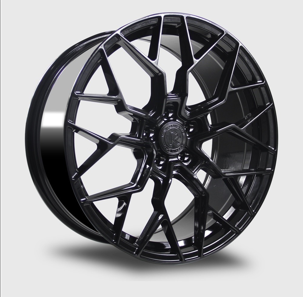 RF3 20 inch STAGG Gloss Black Rims fits Lamborghini Aventador 2011