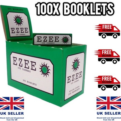 100x Ezee Green Normalformat Blättchen Schneideecken (50 Blätter) pro Heft