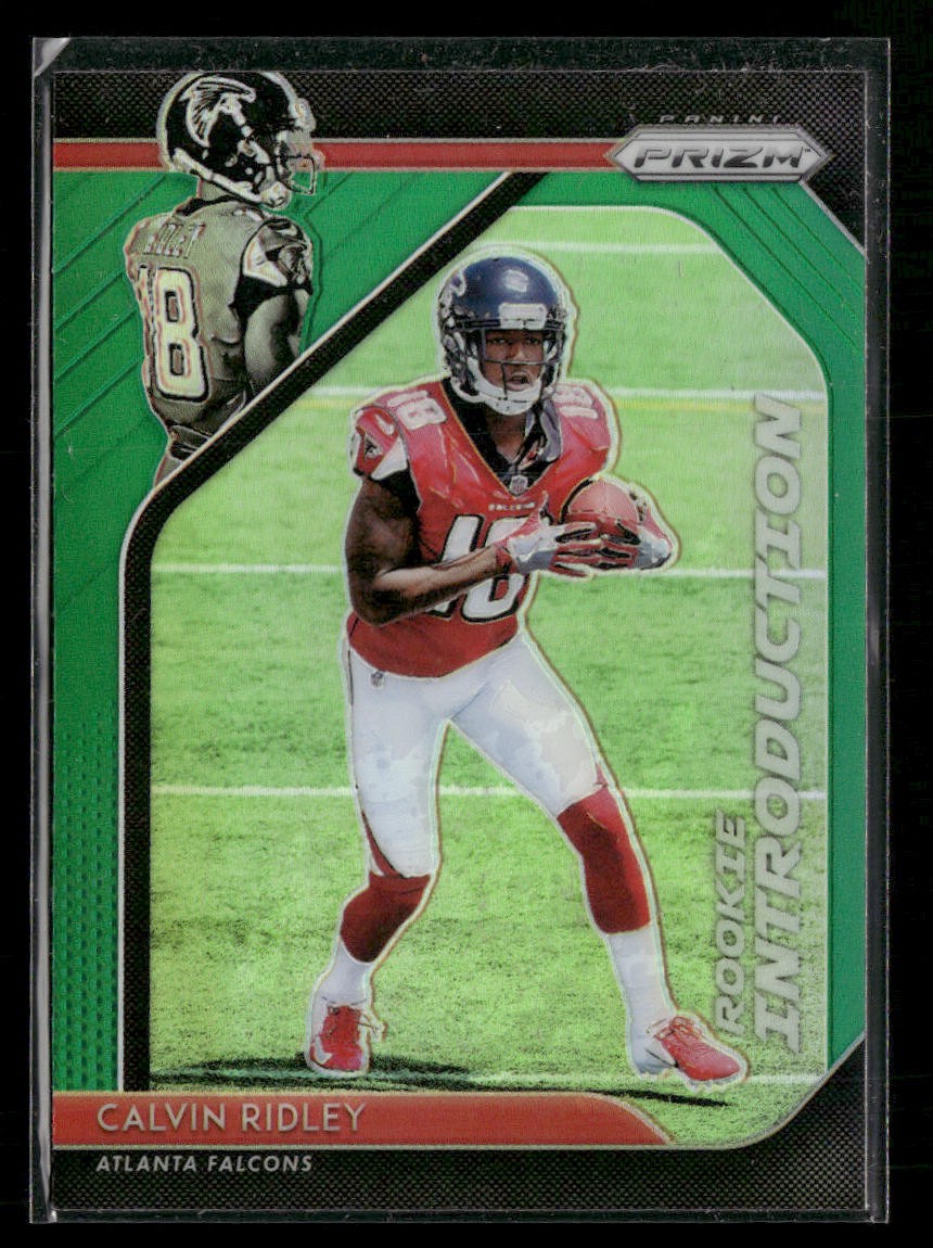 Calvin Ridley Panini Prizm Rookie Introduction #RI9 Green