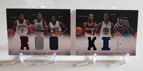 2012 PREFERRED IRVING/LEONARD/WALKER/LILLARD/DAVIS ROOKIE JERSEY BOOKLET RC /249
