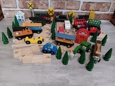 Mixed Lot Toy Model Trains Thomas Tank Engine Friends Tracks Cars Wood Metal