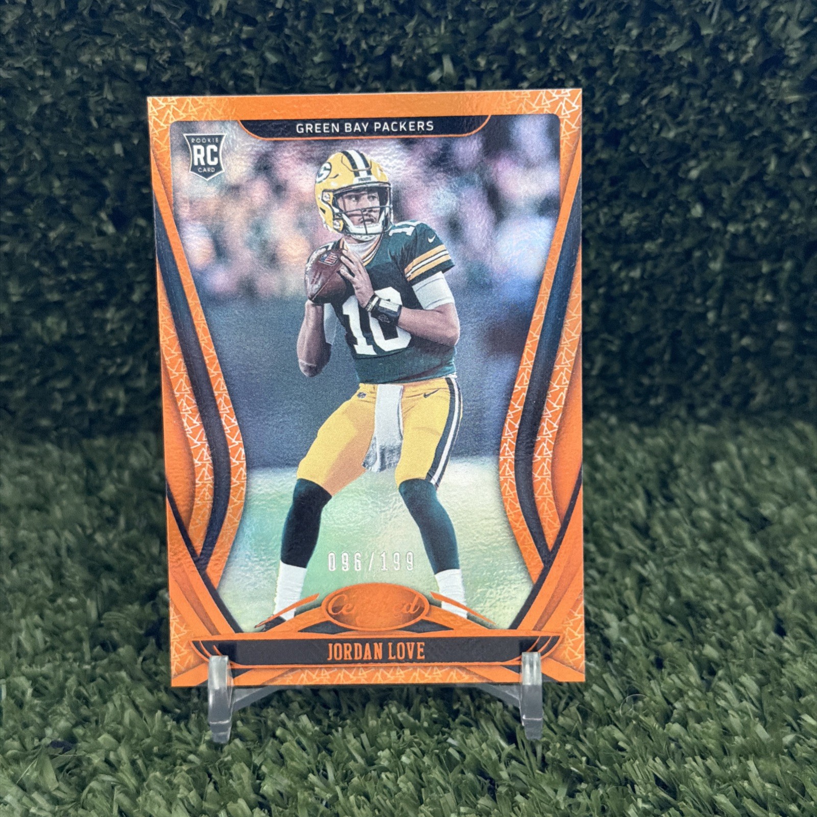 2020 PANINI CERTIFIED #104 MIRROR ORANGE JORDAN LOVE SP /199 🔥