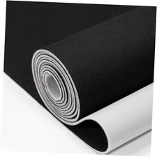 Auto Headliner Fabric Mesh Type with Foam Backing - Tube 74" L  60" W Black